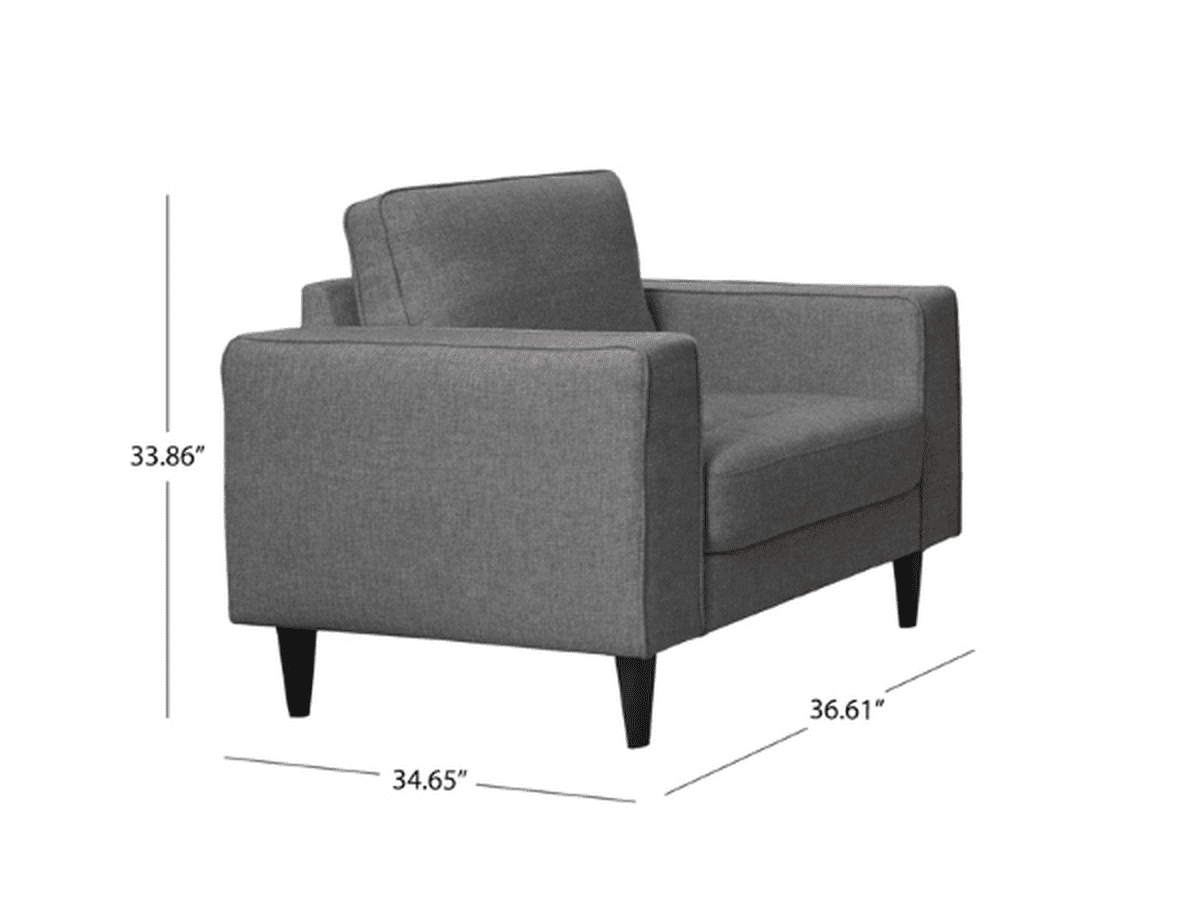 Chaise en tissu Holloway