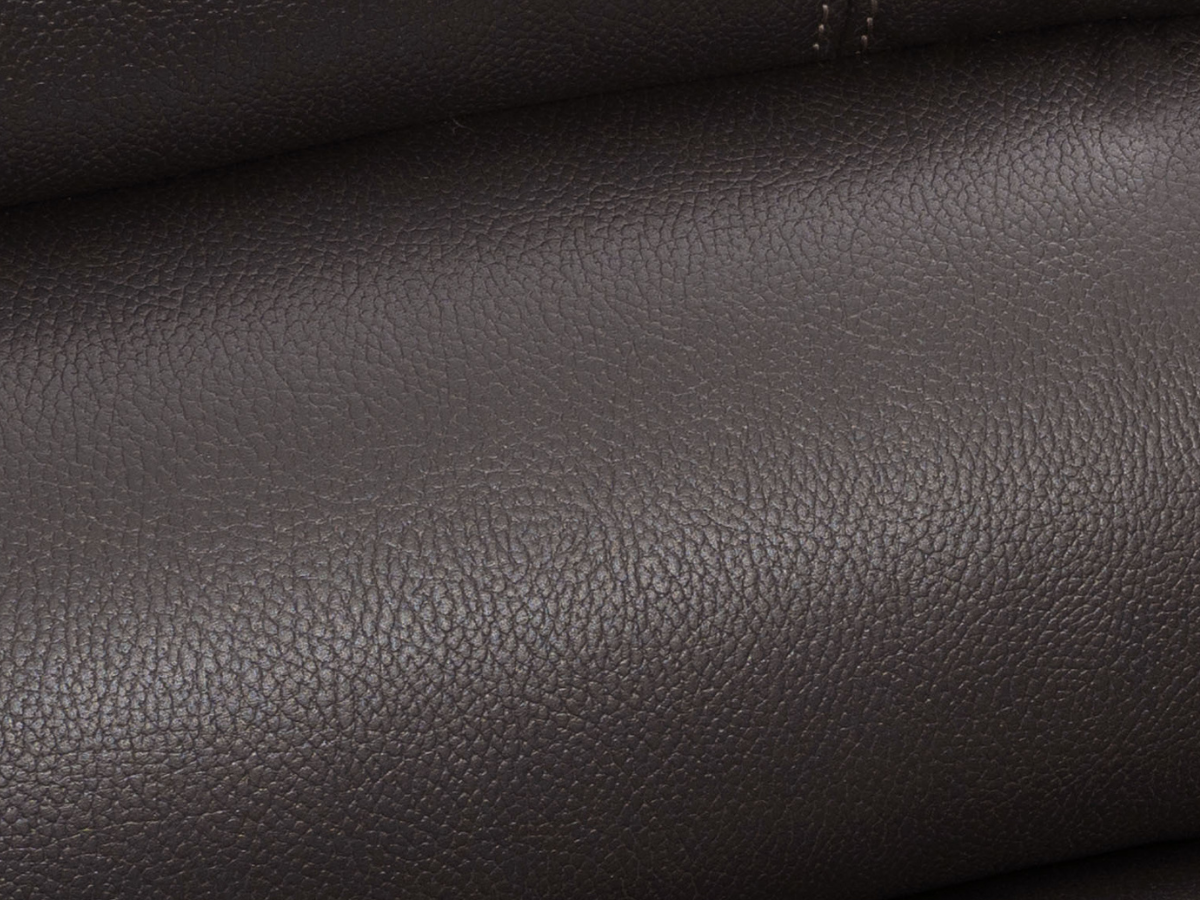 Canapé d'angle inclinable manuel Cooper - Marron