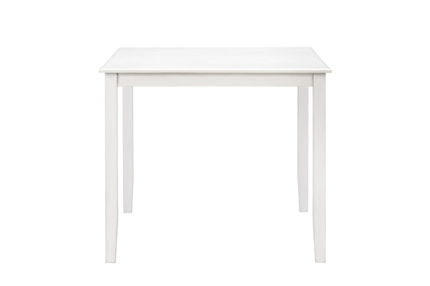 Table de comptoir haute Walker en bois - Blanche