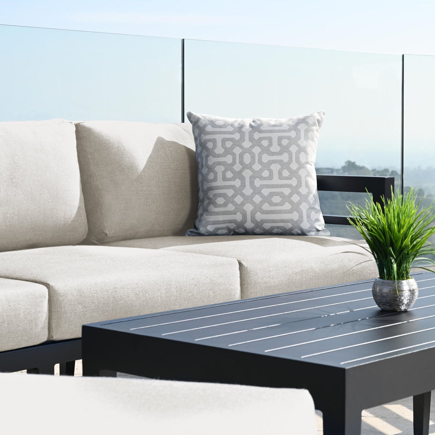 Canapé d'extérieur Belamar - Blanc