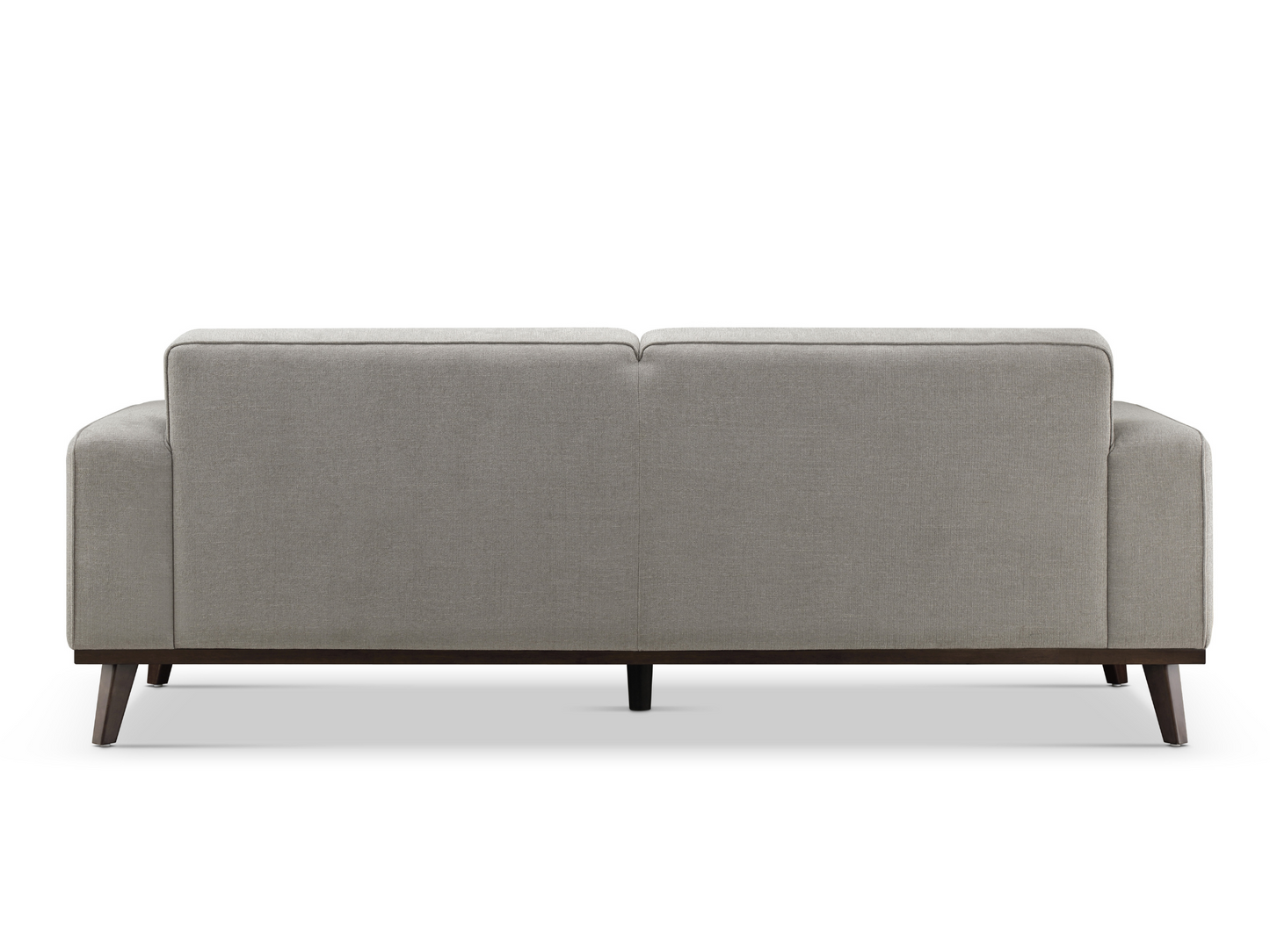 Canapé rembourré Vicenza style milieu du siècle - Gris