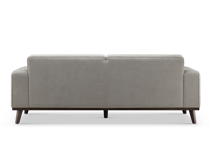 Canapé rembourré Vicenza style milieu du siècle - Gris