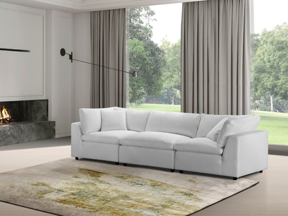 Canapé 3 pièces JoJo Fletcher Luxe en plumes et duvet