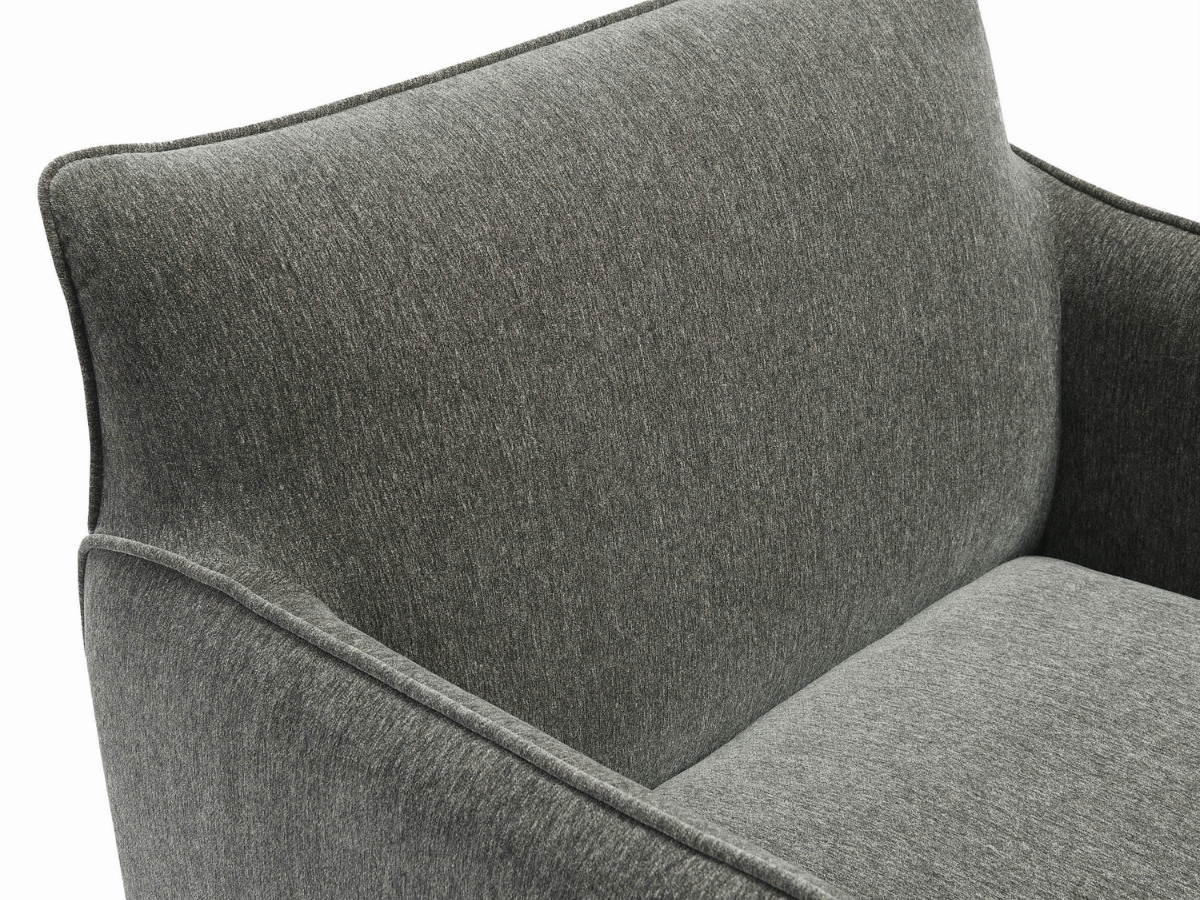 Fauteuil d'appoint Gatsby en tissu gris