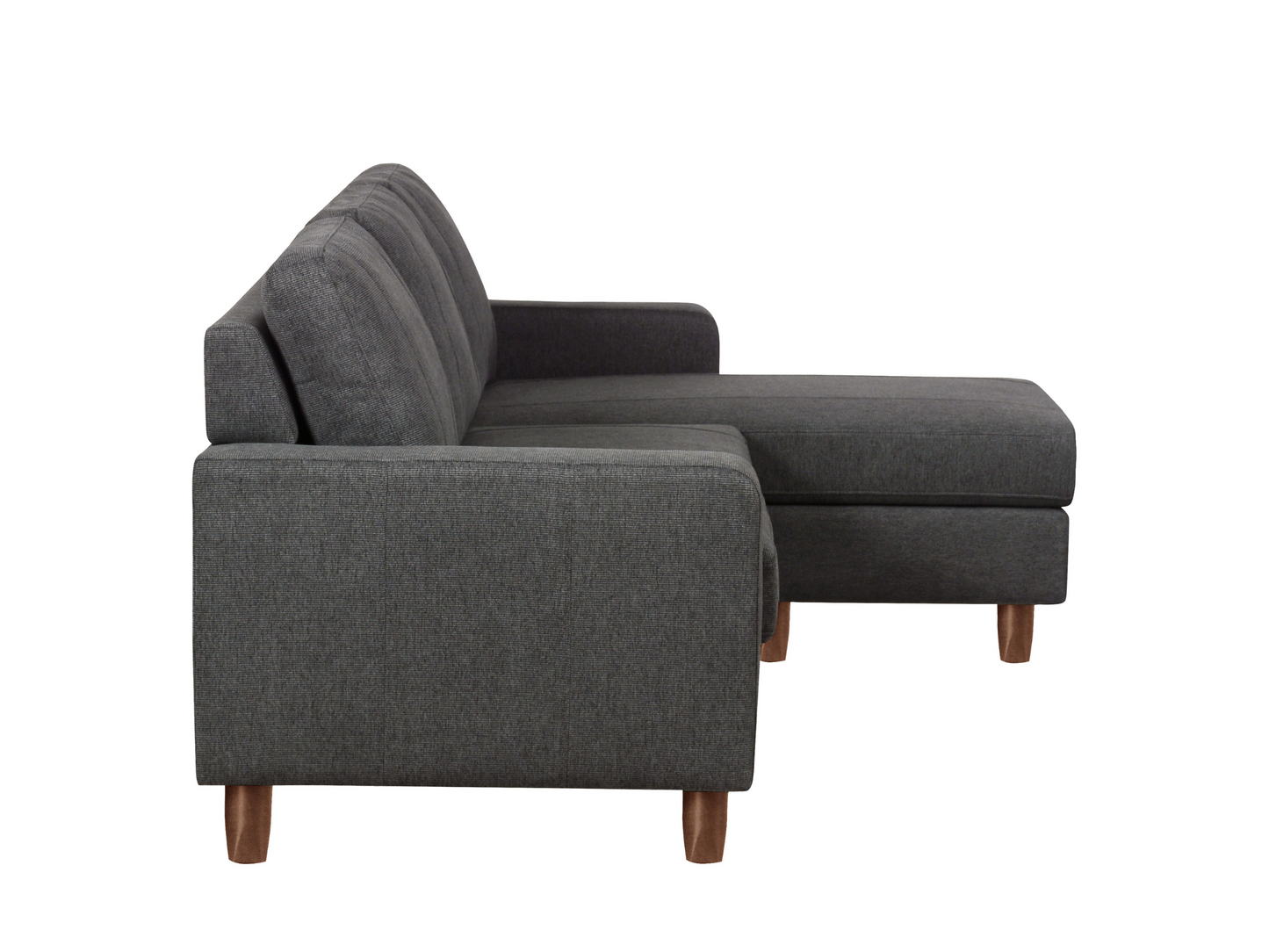 Canapé d'angle réversible en tissu Berkeley - Gris