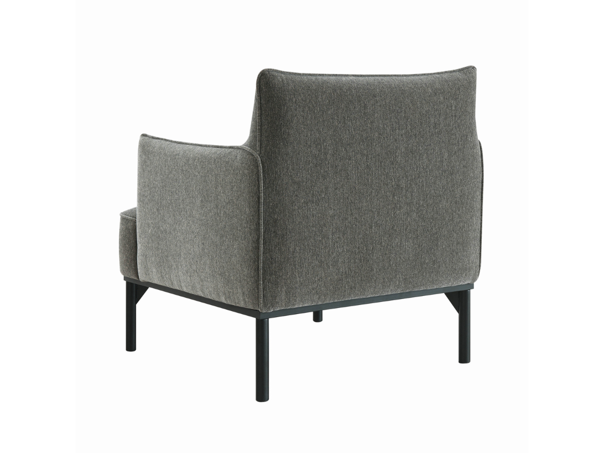 Fauteuil d'appoint Gatsby en tissu gris