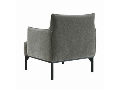 Fauteuil d'appoint Gatsby en tissu gris