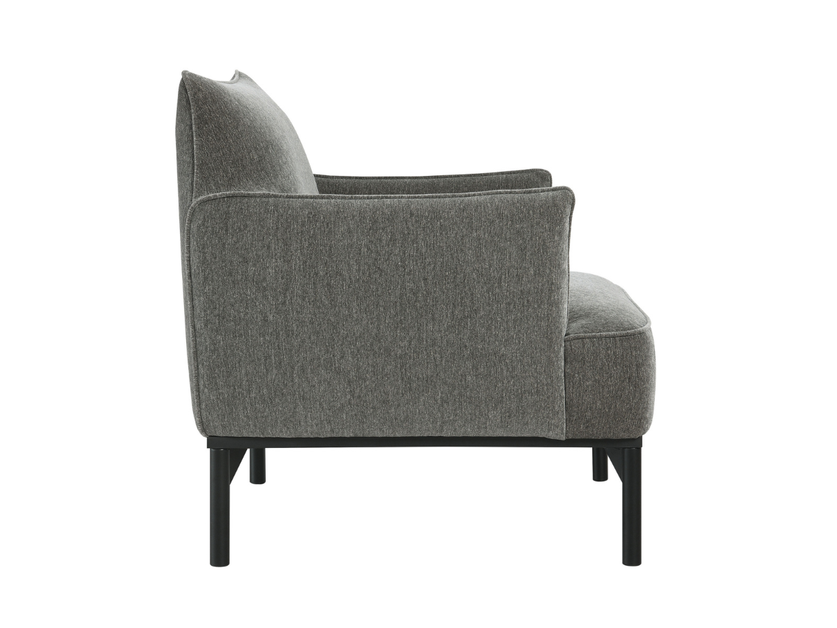 Fauteuil d'appoint Gatsby en tissu gris