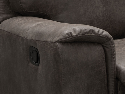 Canapé inclinable en tissu Lawrence - Camel