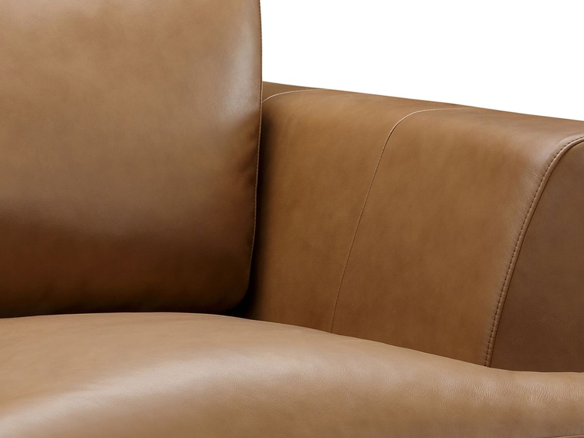 Canapé en cuir Lisbon - Camel