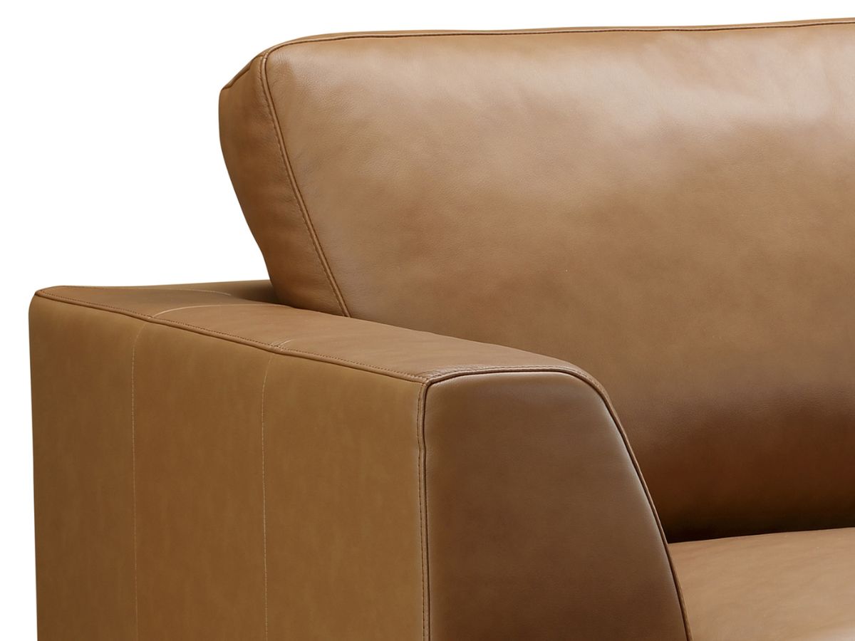 Canapé en cuir Lisbon - Camel