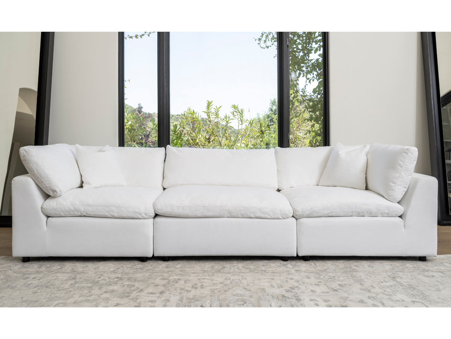 Canapé 3 pièces JoJo Fletcher Luxe en plumes et duvet