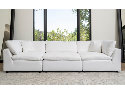 Canapé 3 pièces JoJo Fletcher Luxe en plumes et duvet