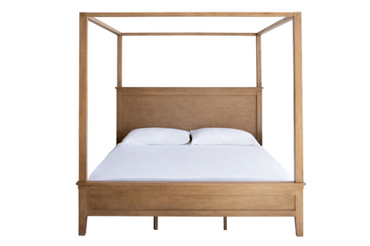 Becki Owens, lit à baldaquin Ren - Marron - Queen