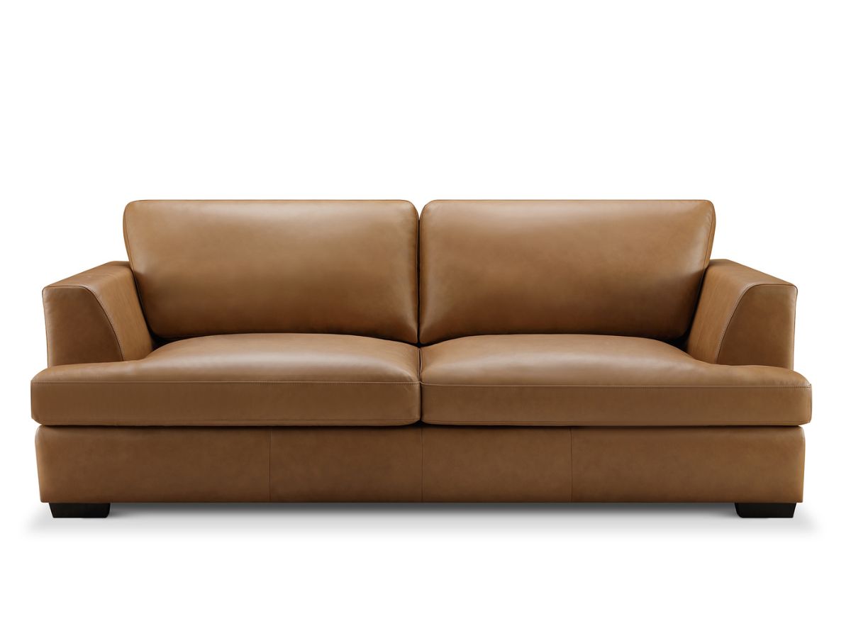Canapé en cuir Lisbon - Camel