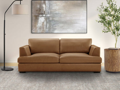 Canapé en cuir Lisbon - Camel
