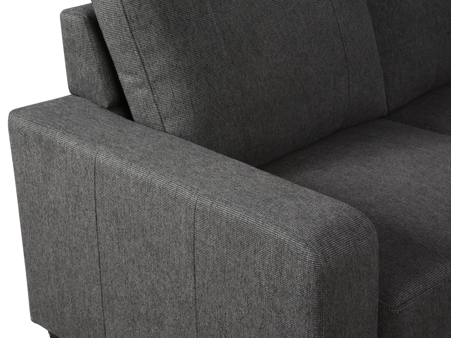 Canapé d'angle réversible en tissu Berkeley - Gris