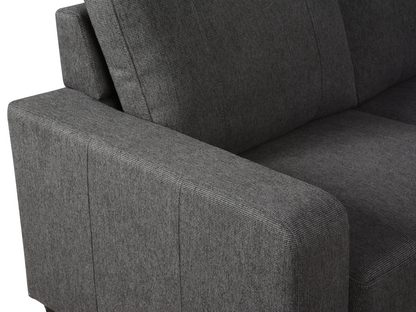 Canapé d'angle réversible en tissu Berkeley - Gris