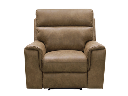 Fauteuil inclinable Lawrence en tissu - Camel