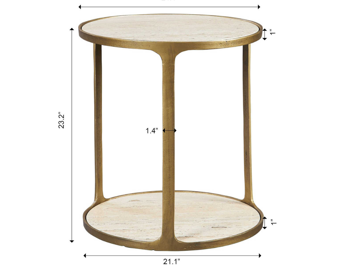Table d'appoint Calliope d'Abbyson Home