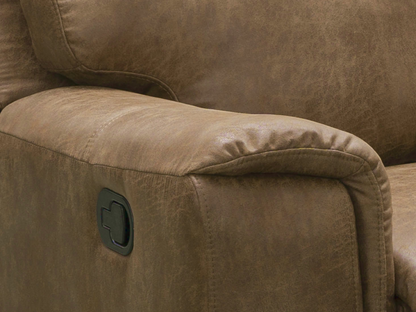 Fauteuil inclinable Lawrence en tissu - Camel