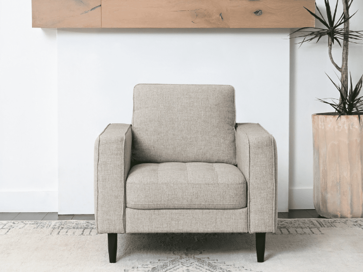 Chaise en tissu Holloway