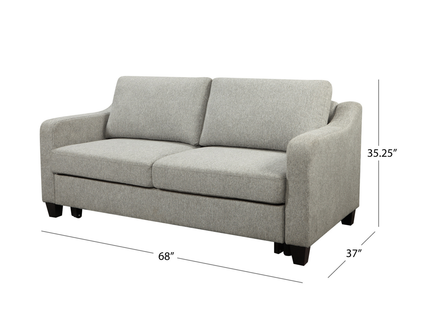 Canapé-lit Marley en tissu résistant aux taches