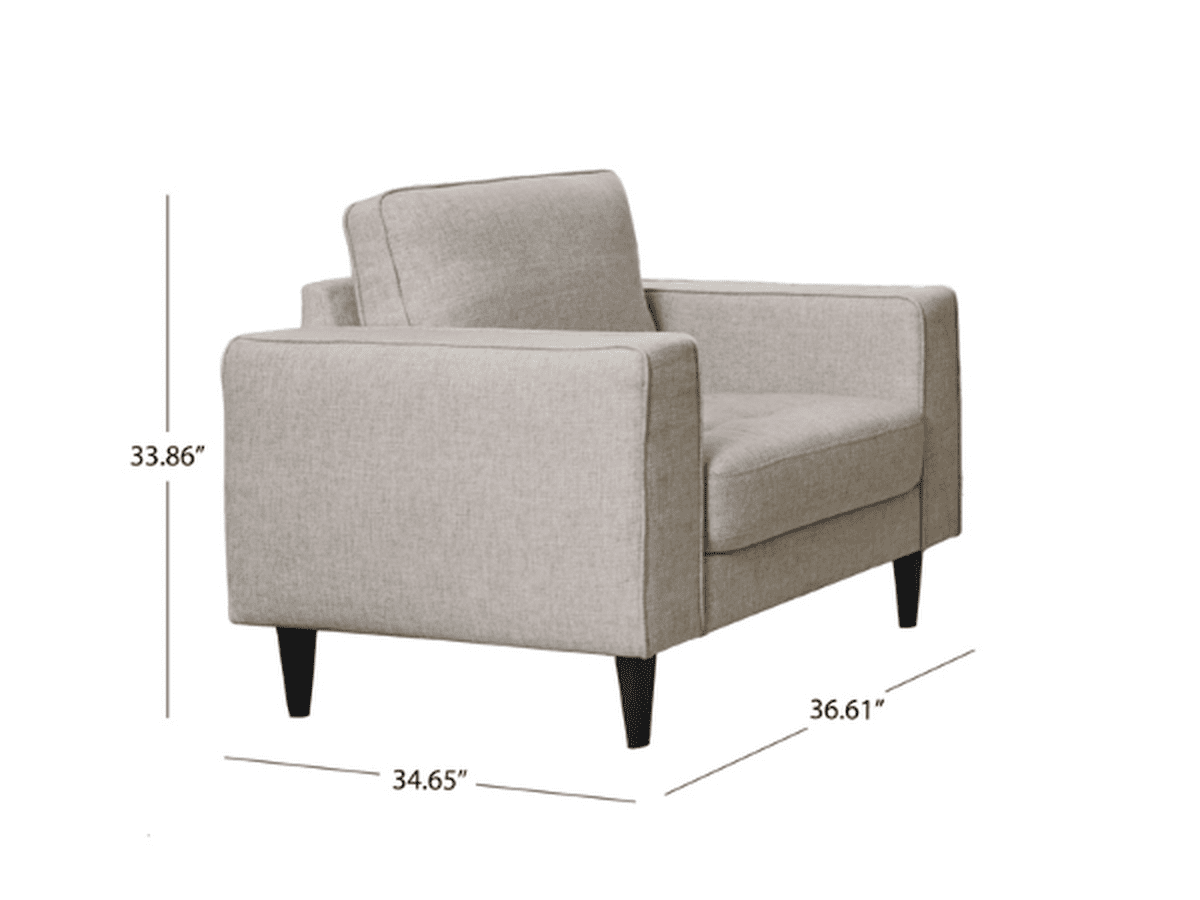 Chaise en tissu Holloway