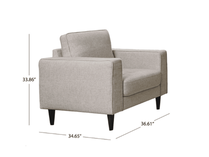 Chaise en tissu Holloway