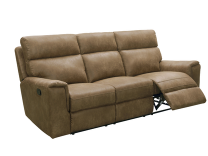 Canapé inclinable en tissu Lawrence - Camel