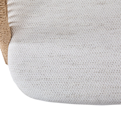 Canapé d'extérieur Bali en teck et corde