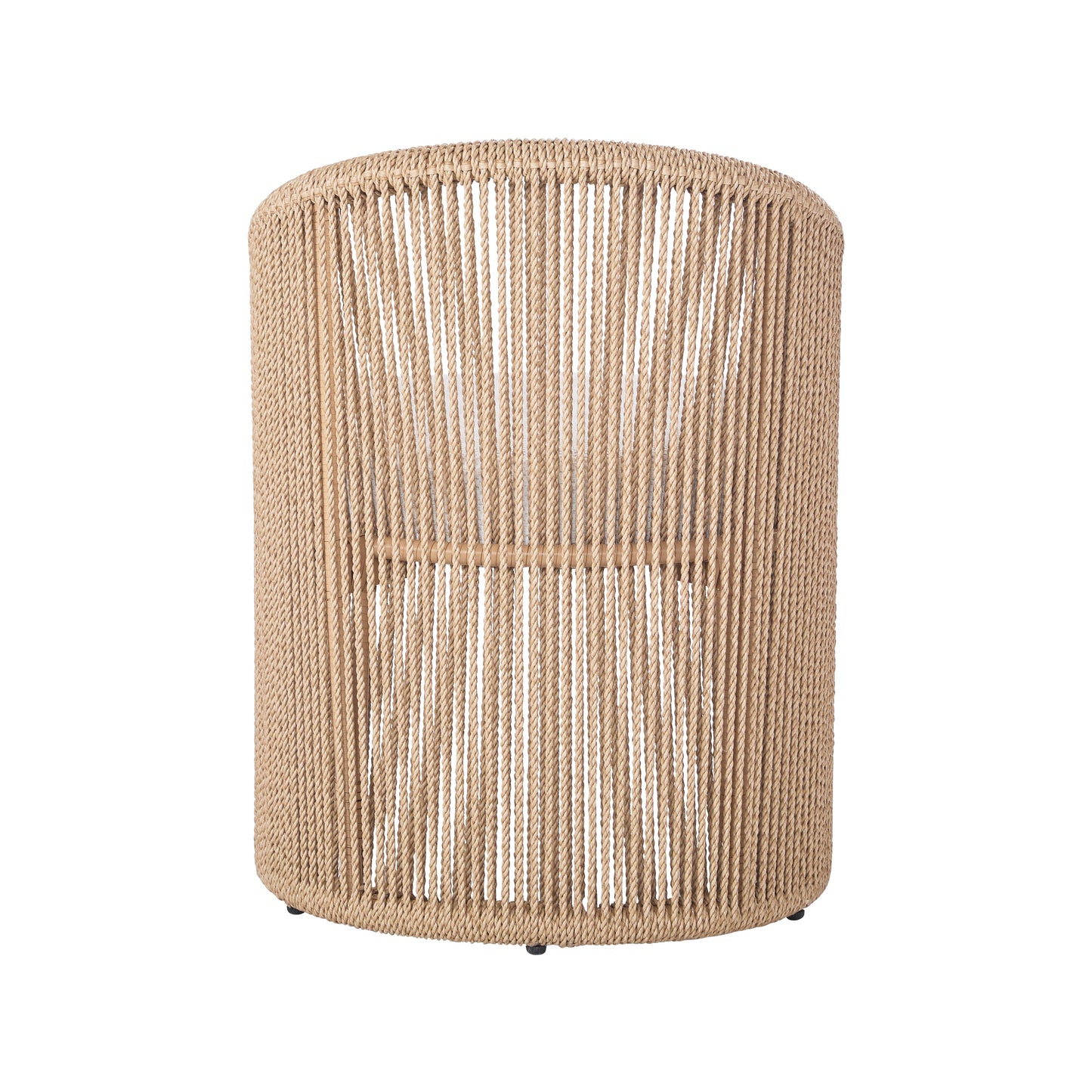 Chaise de salle à manger d'extérieur Bali en teck et corde