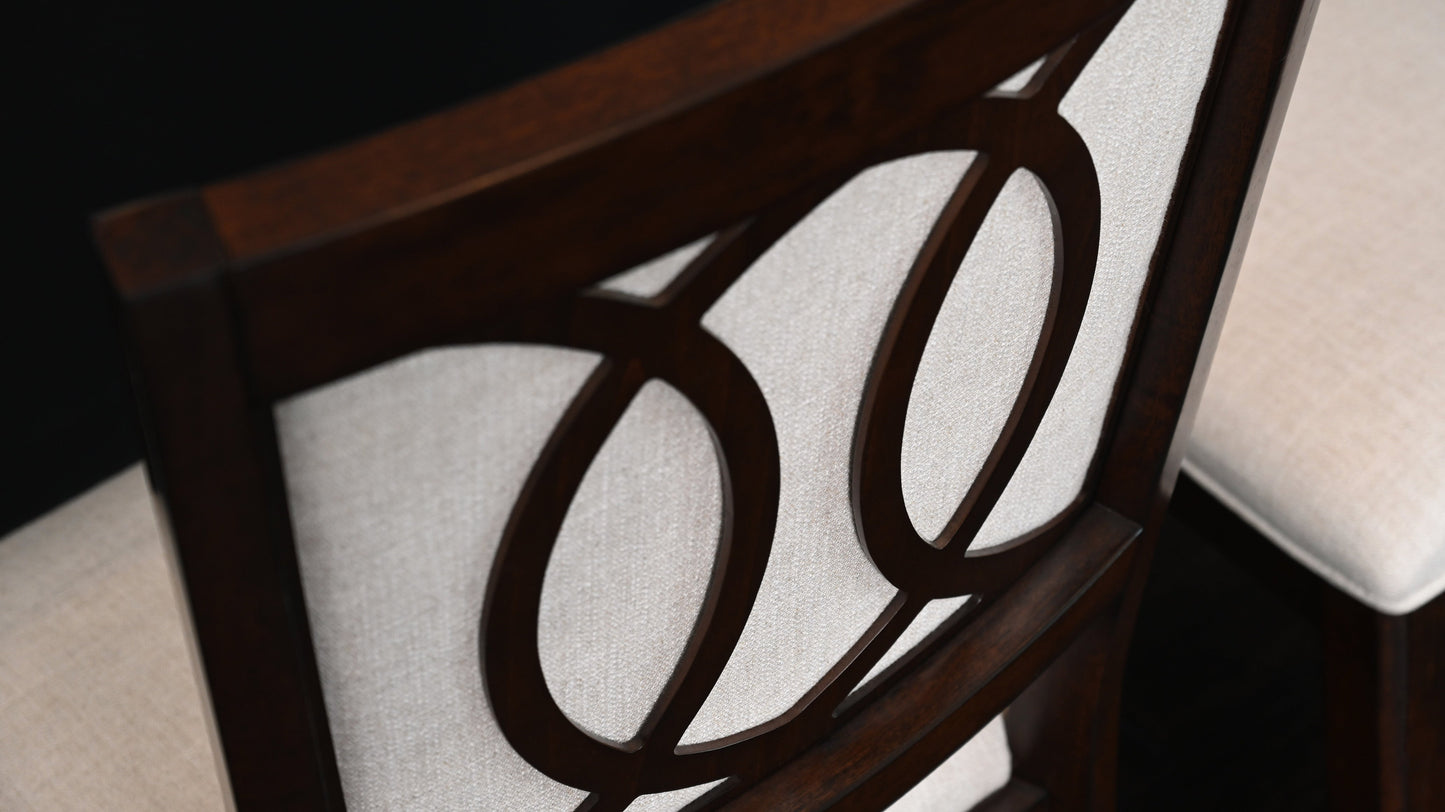 Chaises de salle à manger Cadence (lot de 2) - Marron