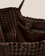 Grand sac fourre-tout Como | Chocolat