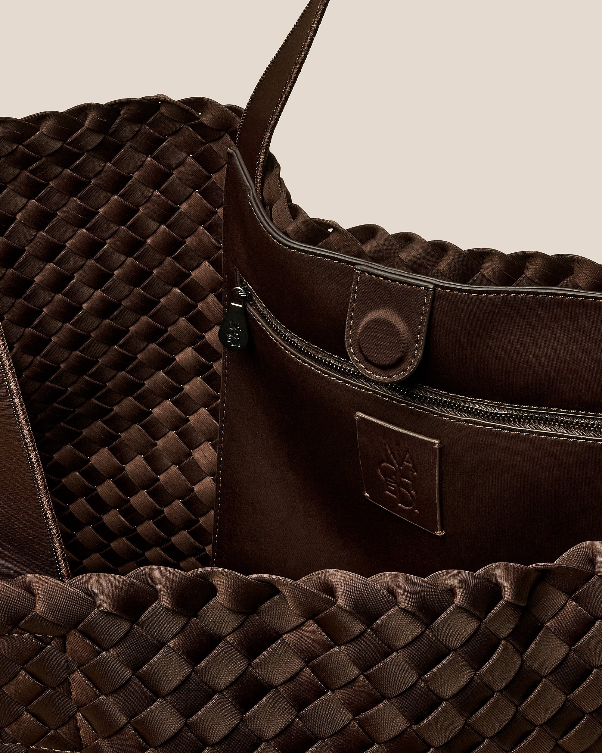 Grand sac fourre-tout Como | Chocolat