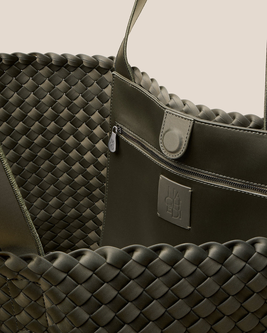 Grand sac fourre-tout Como | Olive