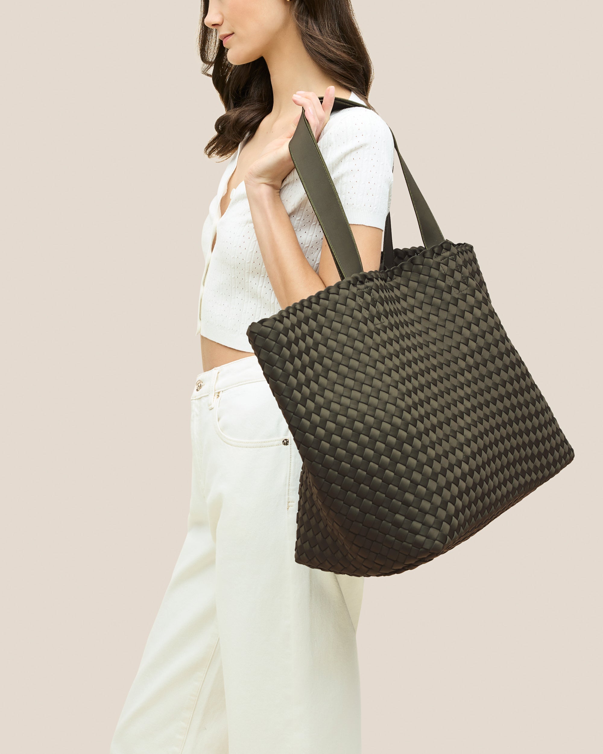 Grand sac fourre-tout Como | Olive
