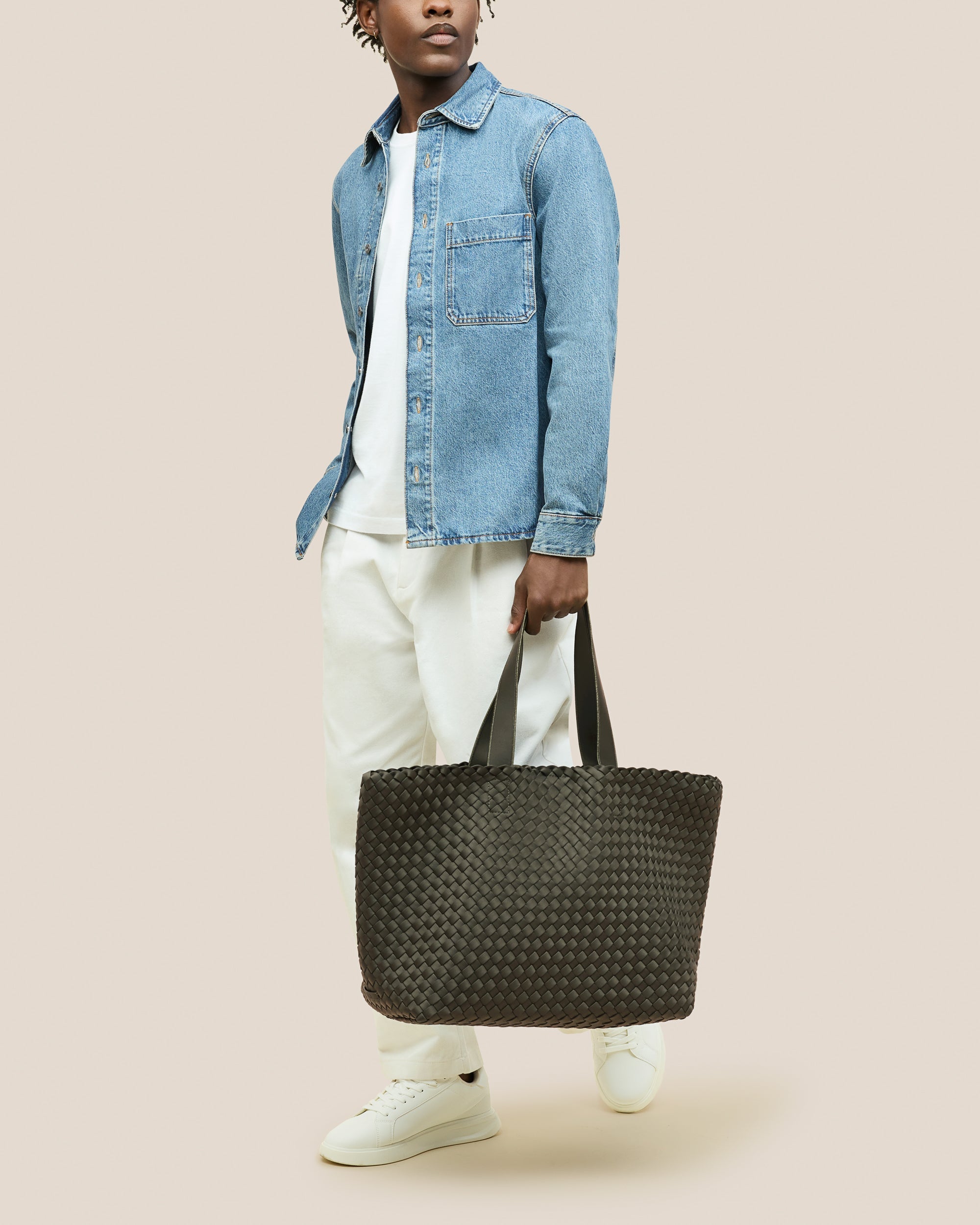 Grand sac fourre-tout Como | Olive
