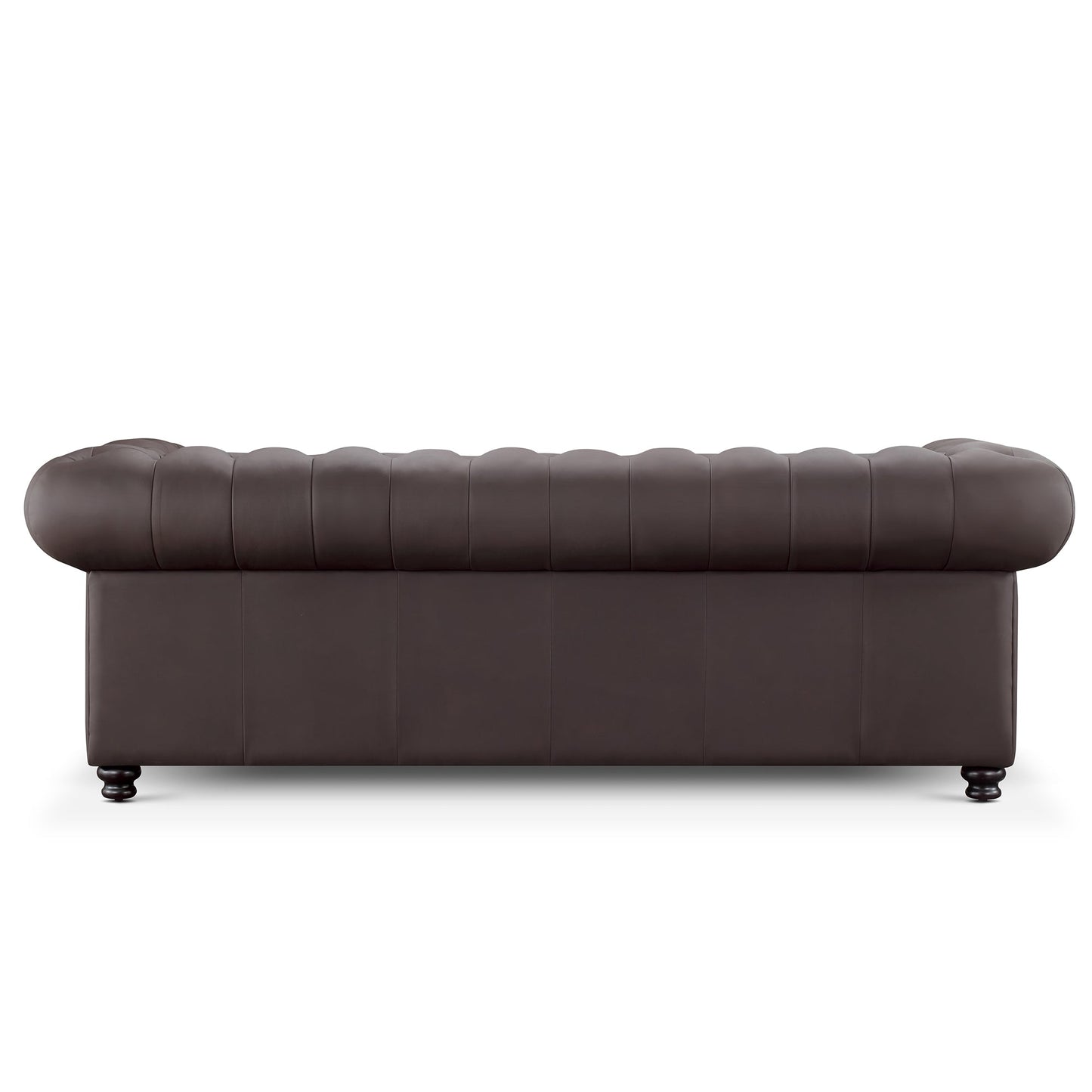 Canapé Chesterfield en cuir Culver, marron