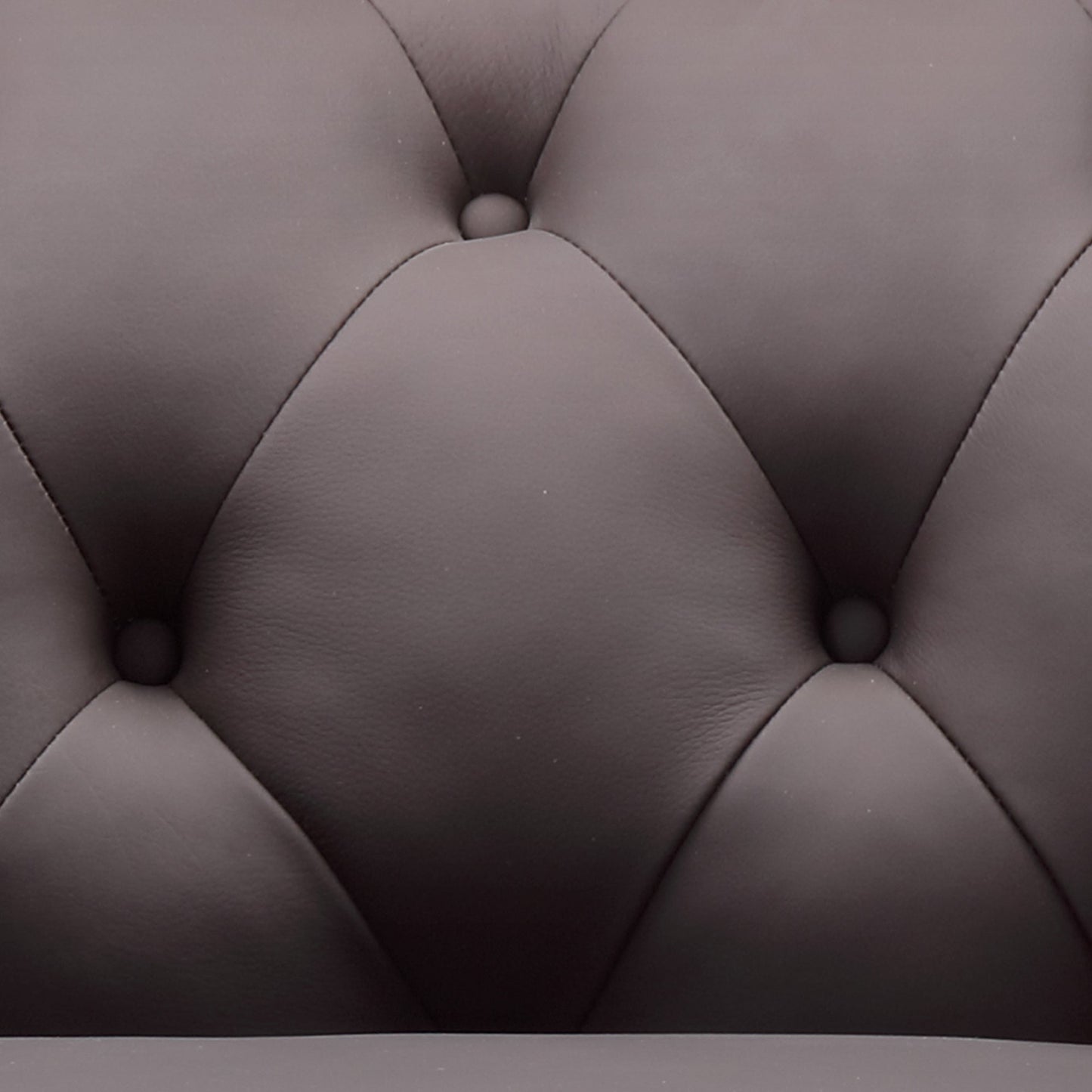 Canapé Chesterfield en cuir Culver, marron