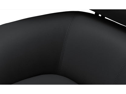 Fauteuil pivotant en cuir Electra