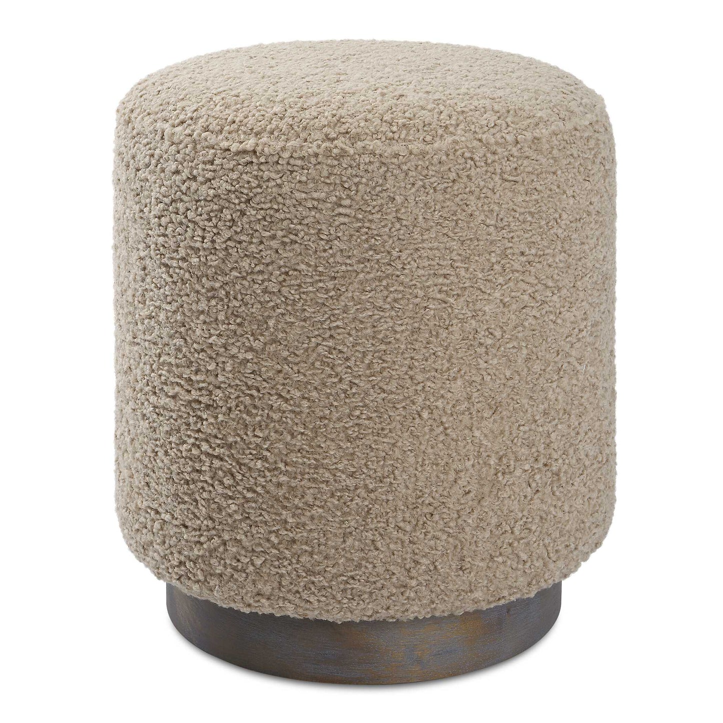 Pouf rond Abbyson Home Avila Latte
