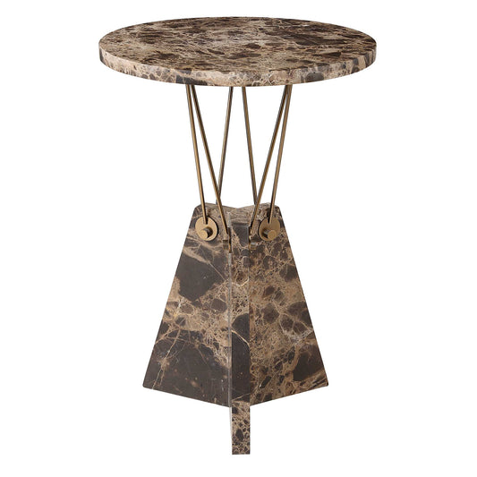 Table d'appoint en marbre Levitate d'Abbyson Home
