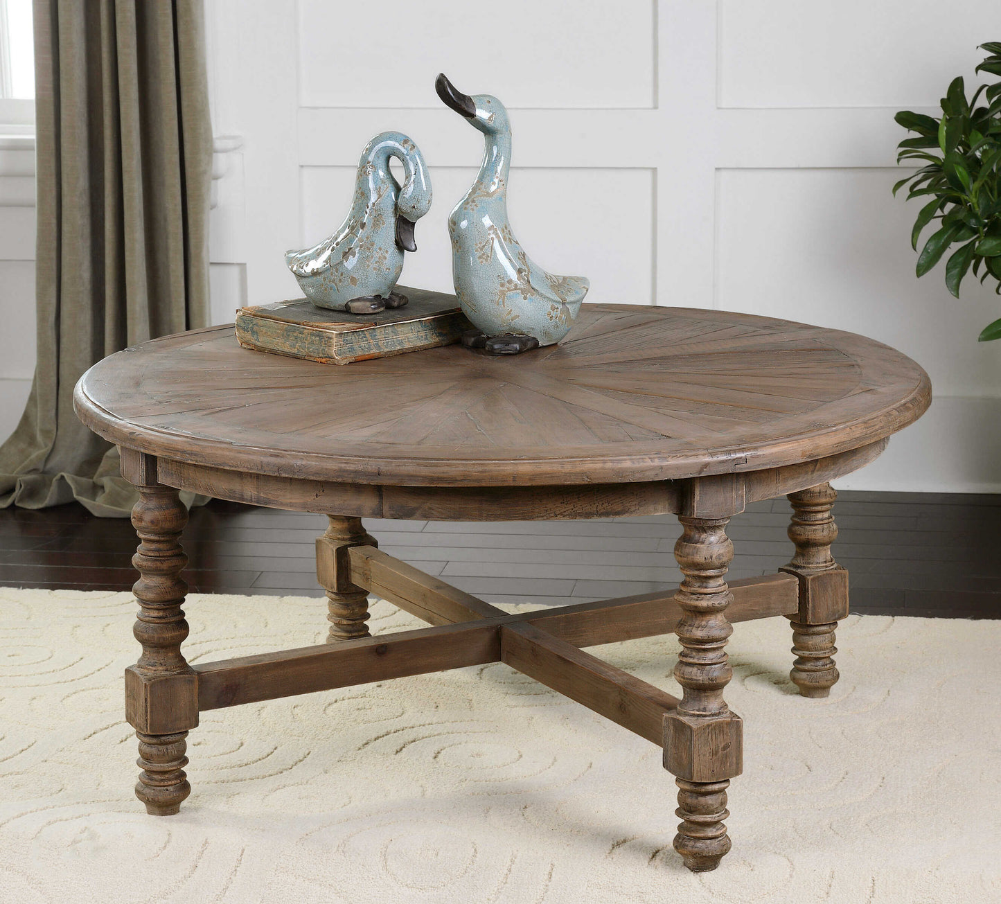 Table basse en bois Samuelle d'Abbyson Home