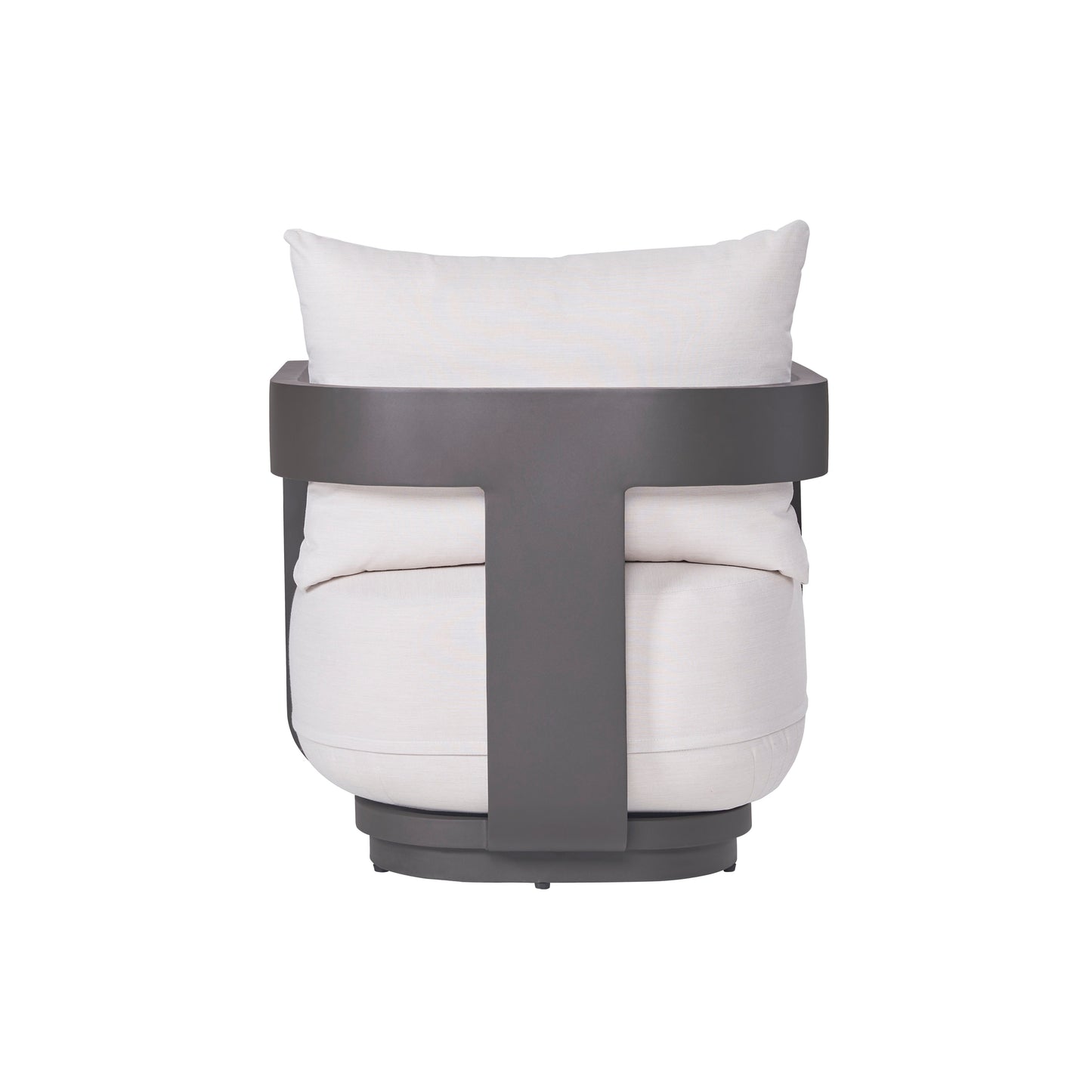 Chaise longue d'extérieur Sedona, revêtement Sunbrella Cast Pumice et aluminium bronze