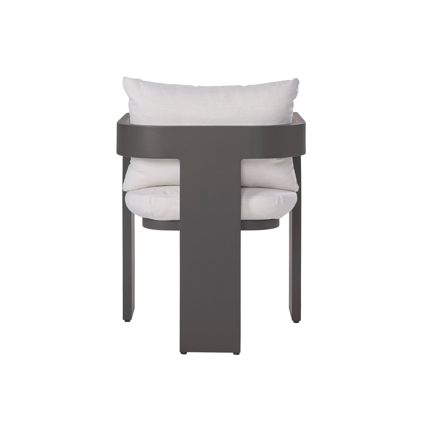 Ensemble de 2 chaises de jardin Sedona, revêtement Sunbrella Cast Pumice et aluminium bronze