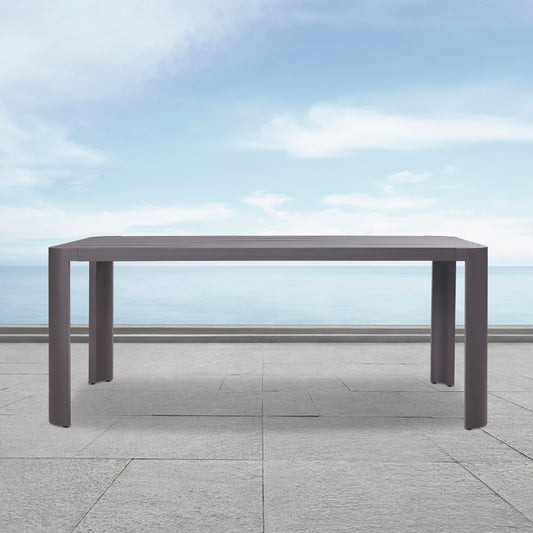 Table de salle à manger d'extérieur Sedona 74 po, aluminium bronze