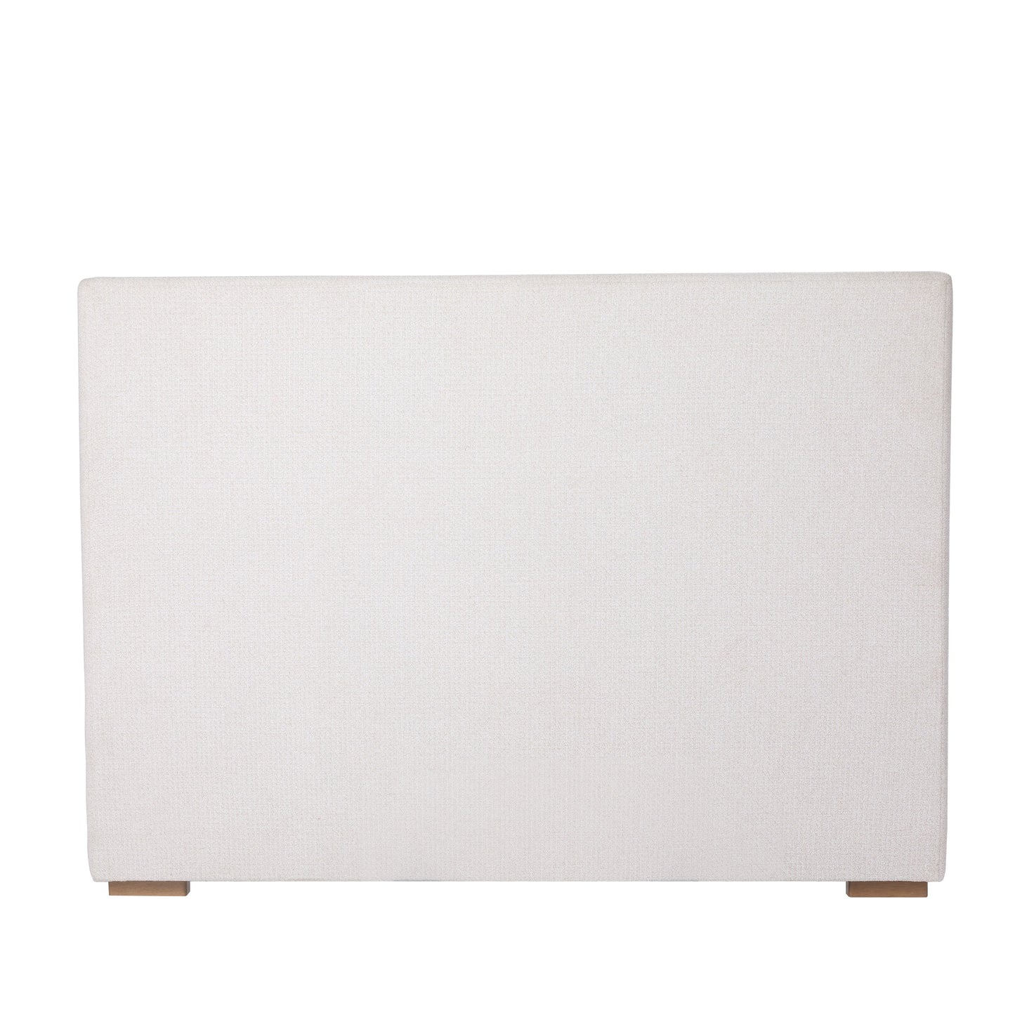 Lit à panneaux tissés texturés JoJo Fletcher Luciano, format Queen, couleur crème