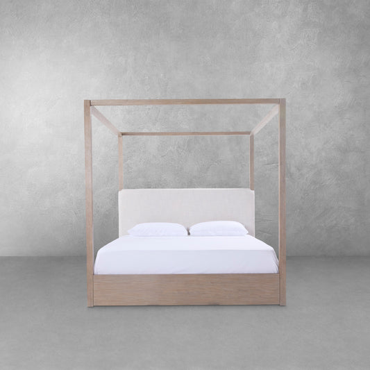 Lit King JoJo Fletcher Bronte avec baldaquin