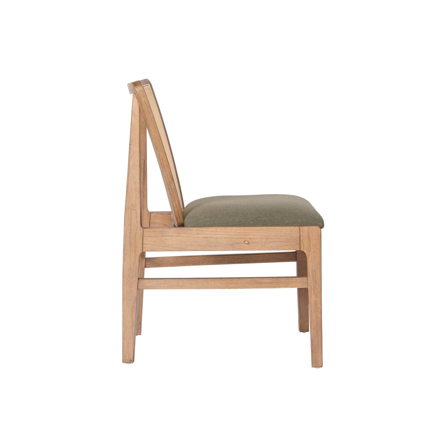 Chaise Prague à dossier en rotin, lot de 2